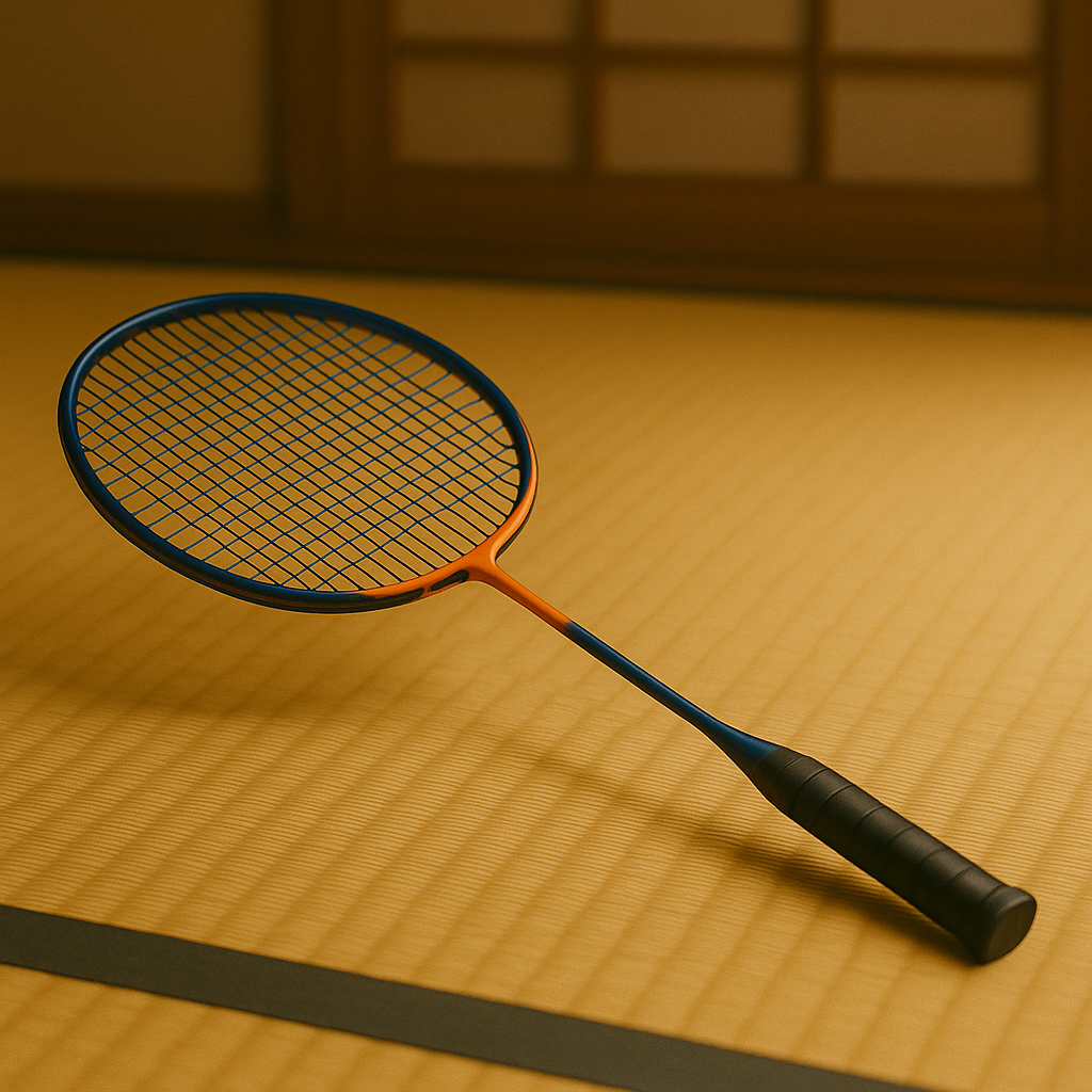 Bannière raquette badminton