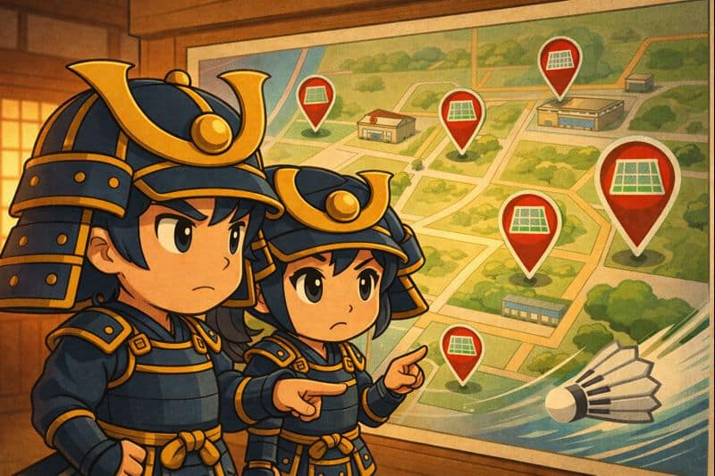 Où trouver terrain badminton