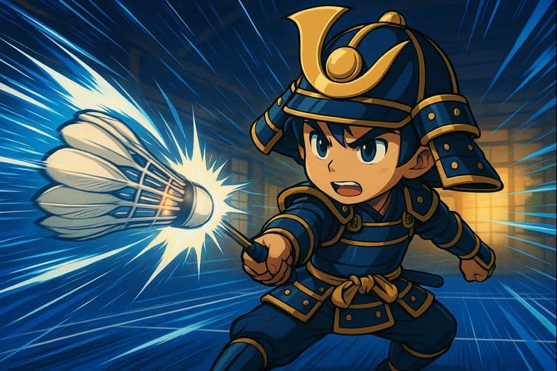 Record de vitesse badminton