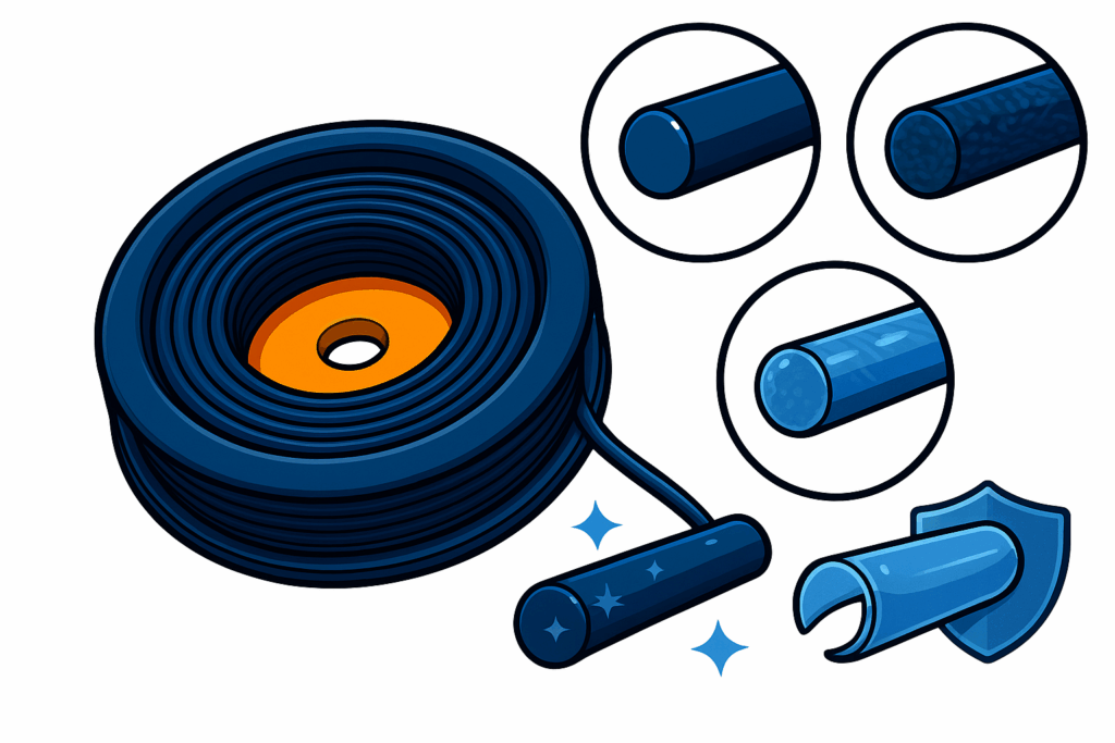 Revêtements et traitements cordage badminton