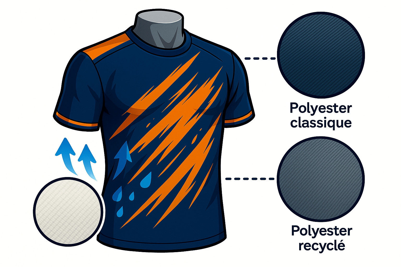 Textile technique maillot Textile technique maillot