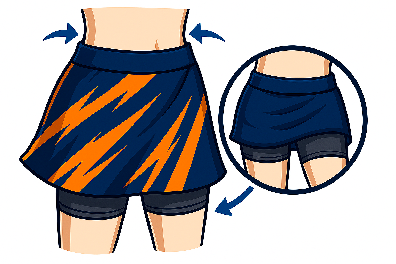 Confort et maintien jupe