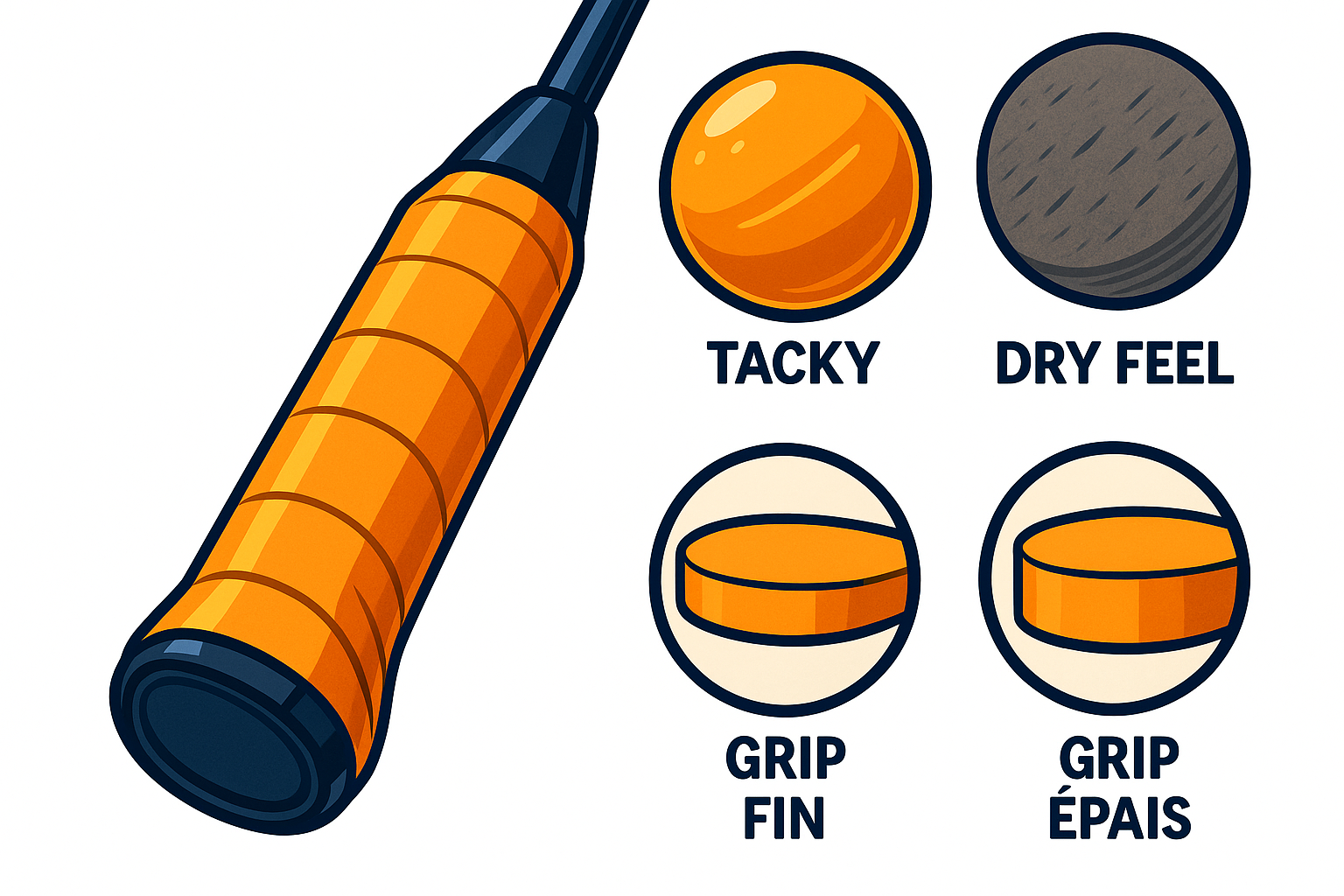 Spécificités techniques grip