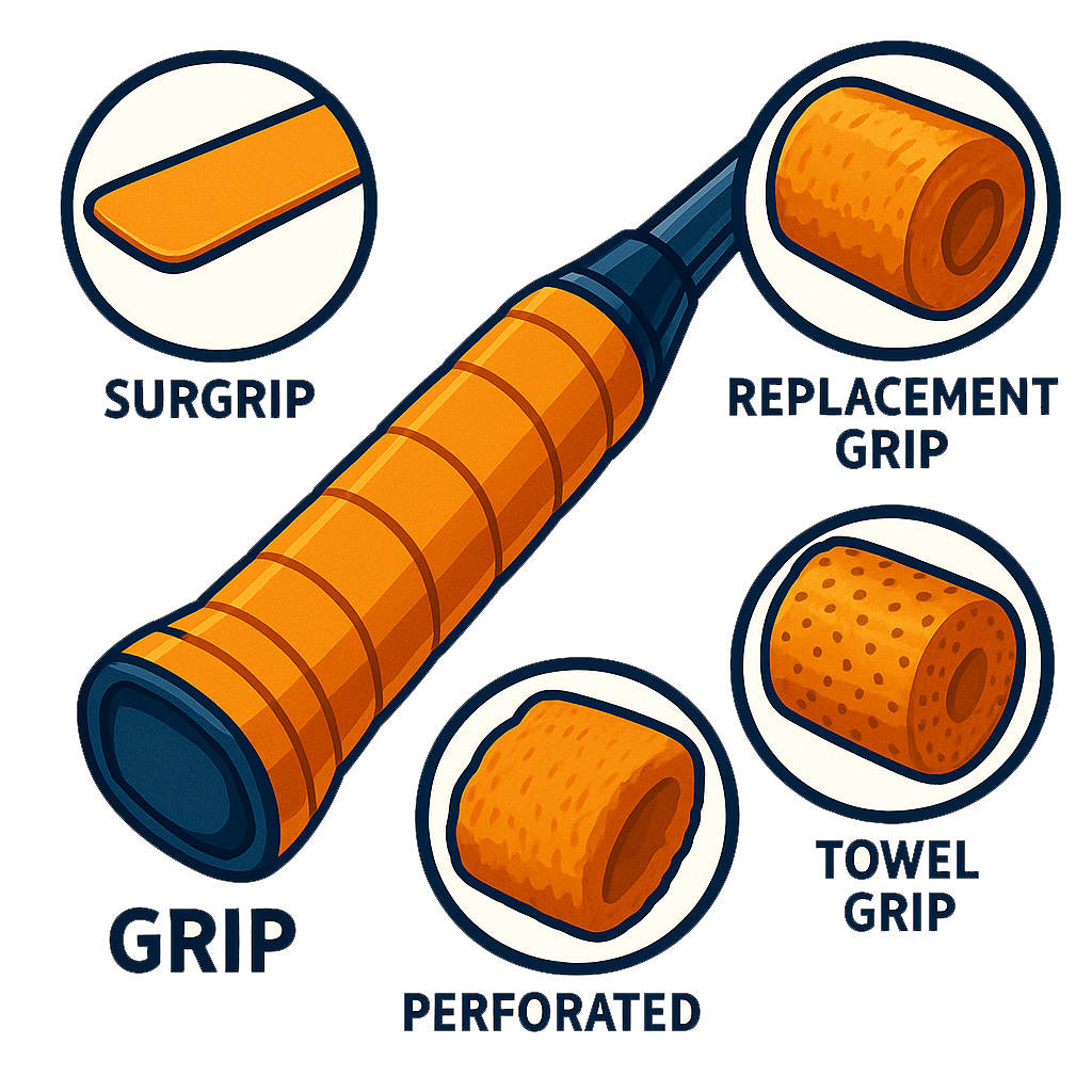 Types de grip