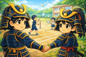 Raquette badminton enfant