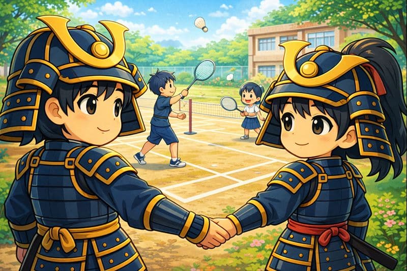 Raquette badminton enfant